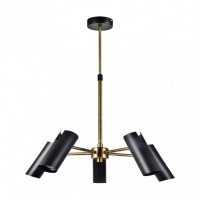 Distribuidor - Lâmpadas Diversas | Lâmpadas Modernas | LAMPARA MARRAKECH 5XGU10 NEGRO/CUERO REGX58X58 CM ORIENTABLE Ref: 154255009